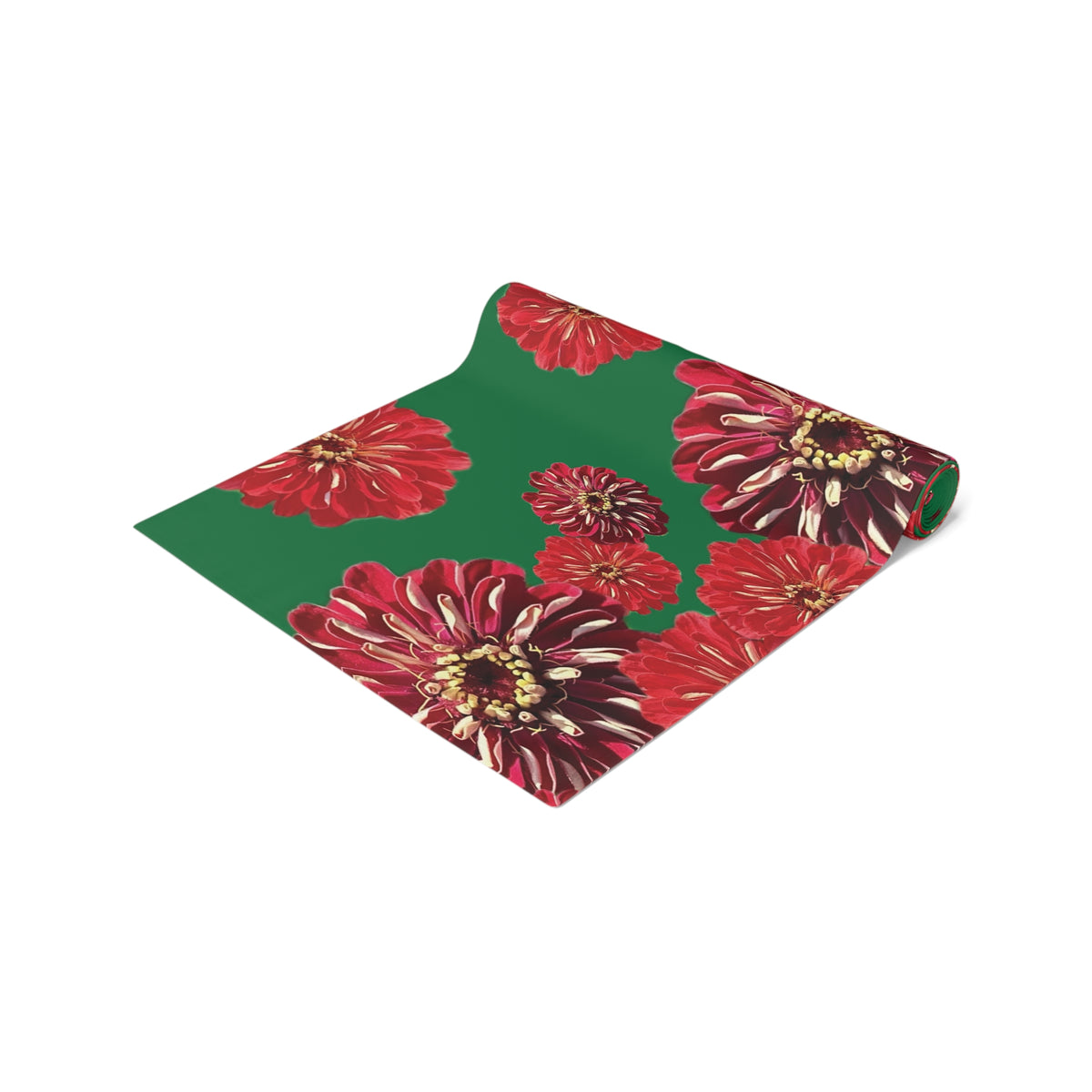 Festive Elegance Table Runner - Green