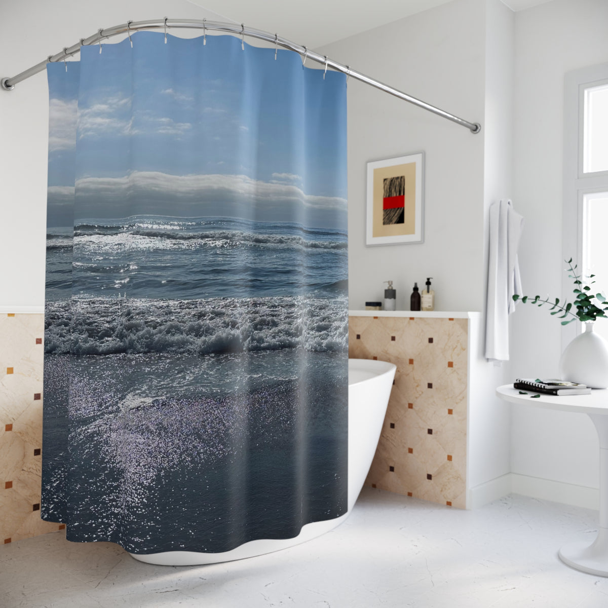 Pacific Coast Glimmer Shower Curtains