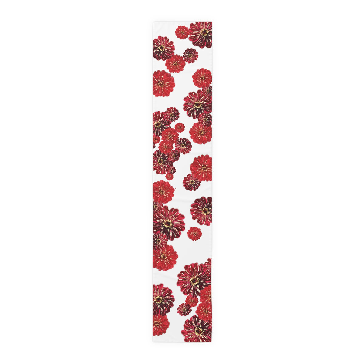 Festive Elegance Table Runner - White