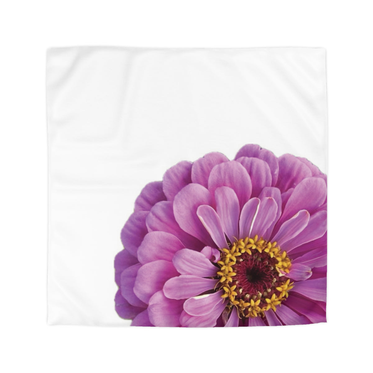 Happy Little Zinnia Duvet Cover - Microfiber
