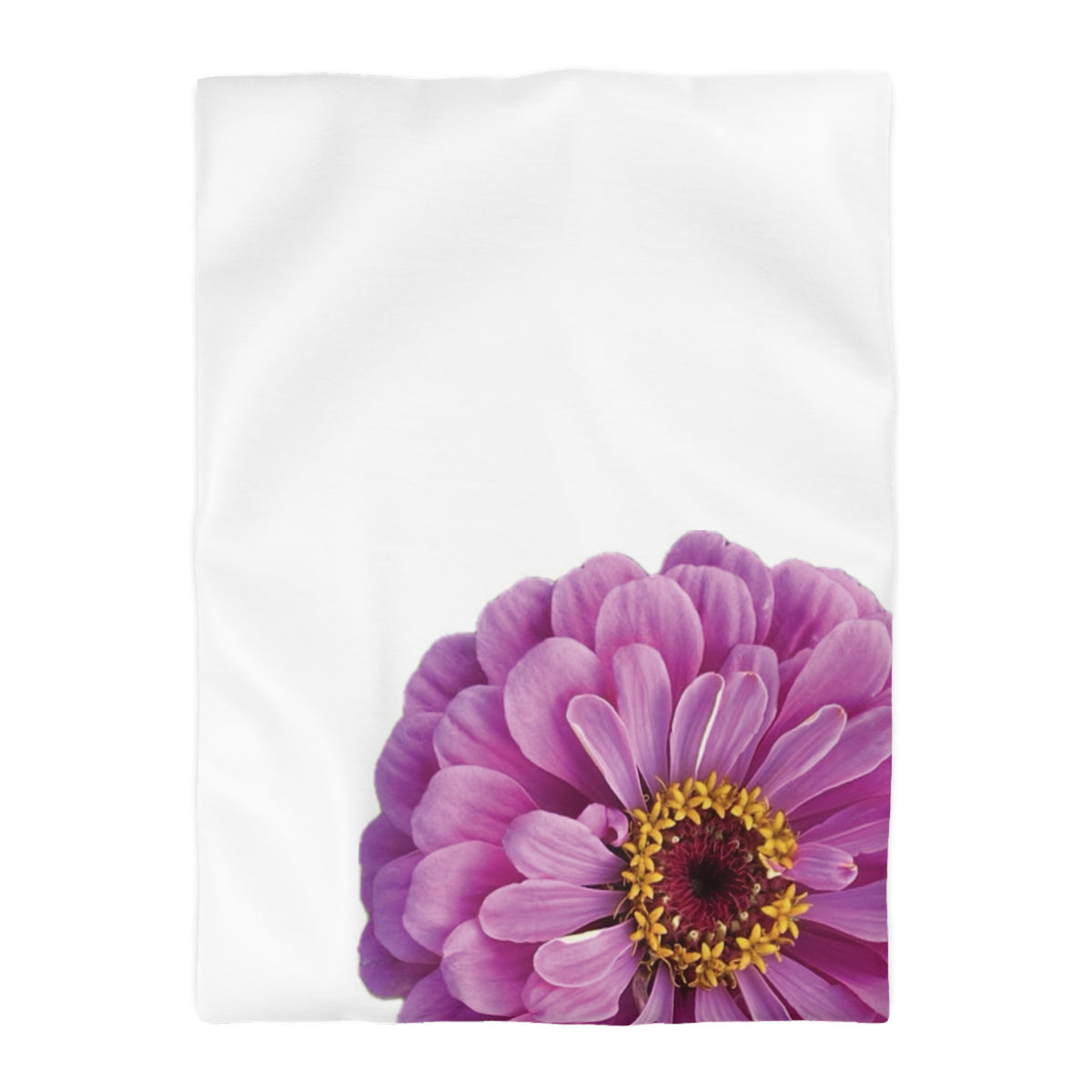 Happy Little Zinnia Duvet Cover - Microfiber