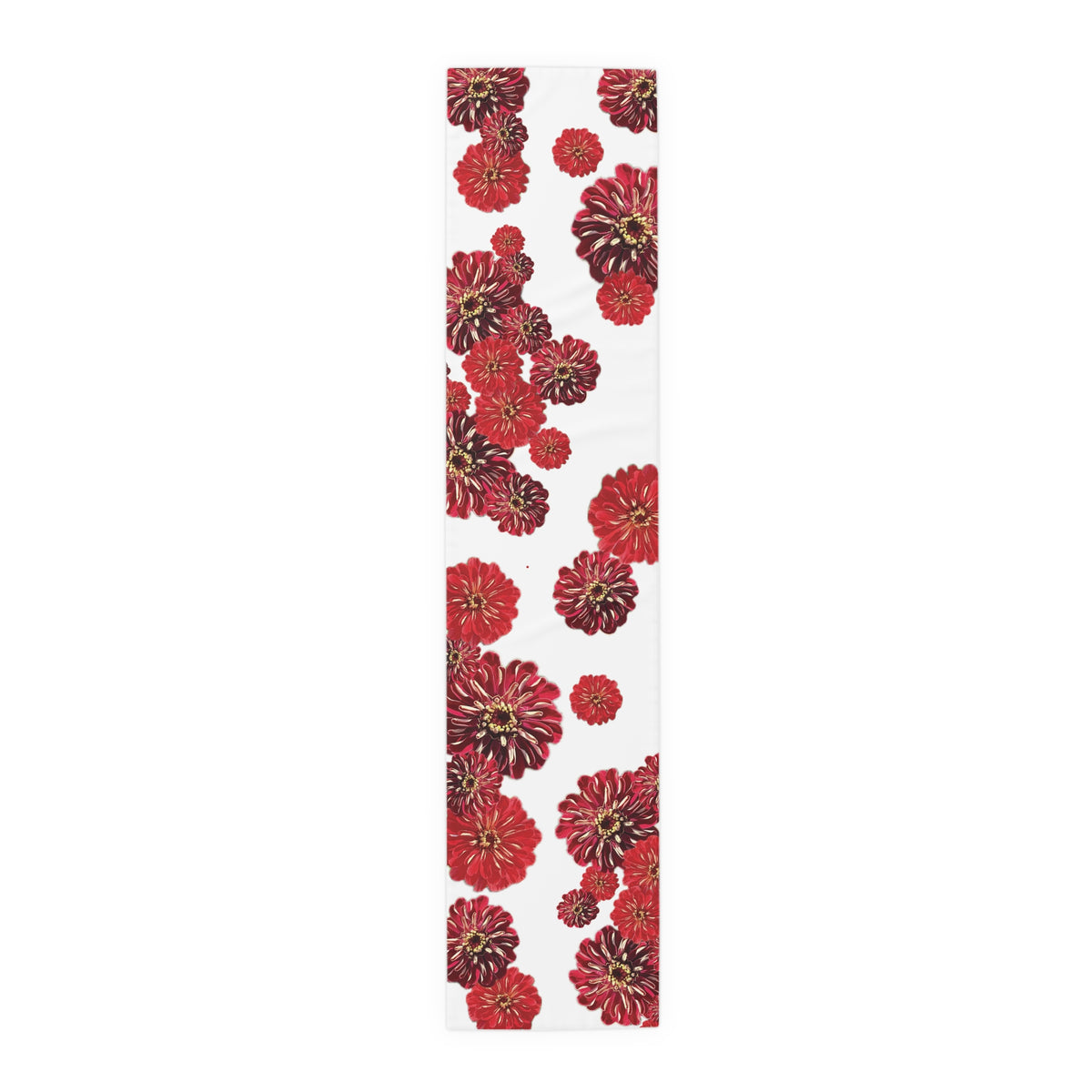 Festive Elegance Table Runner - White