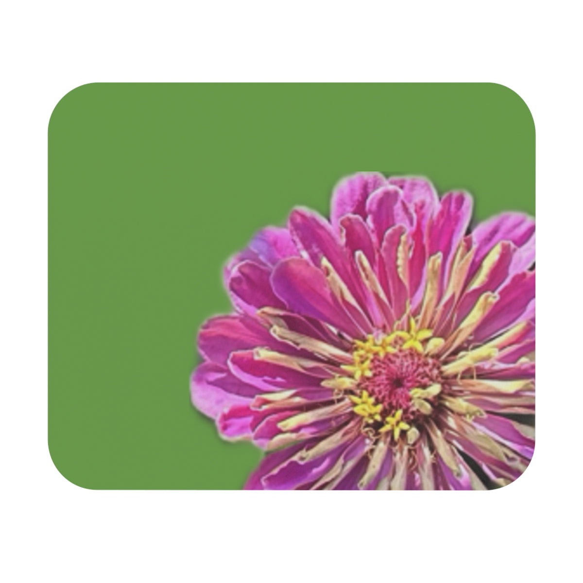 Dramatic Zinnia's Mouse Pad (Rectangle)