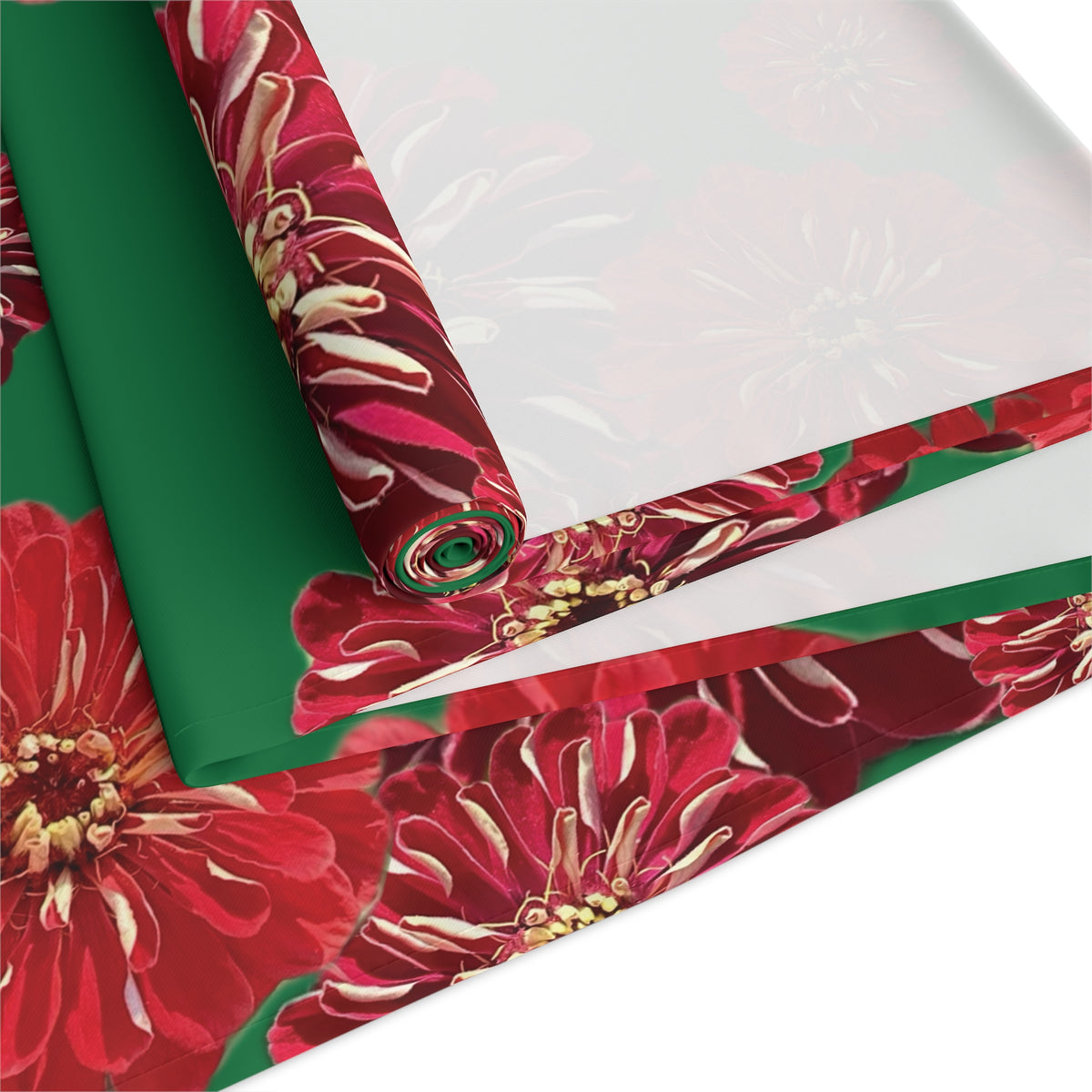 Festive Elegance Table Runner - Green
