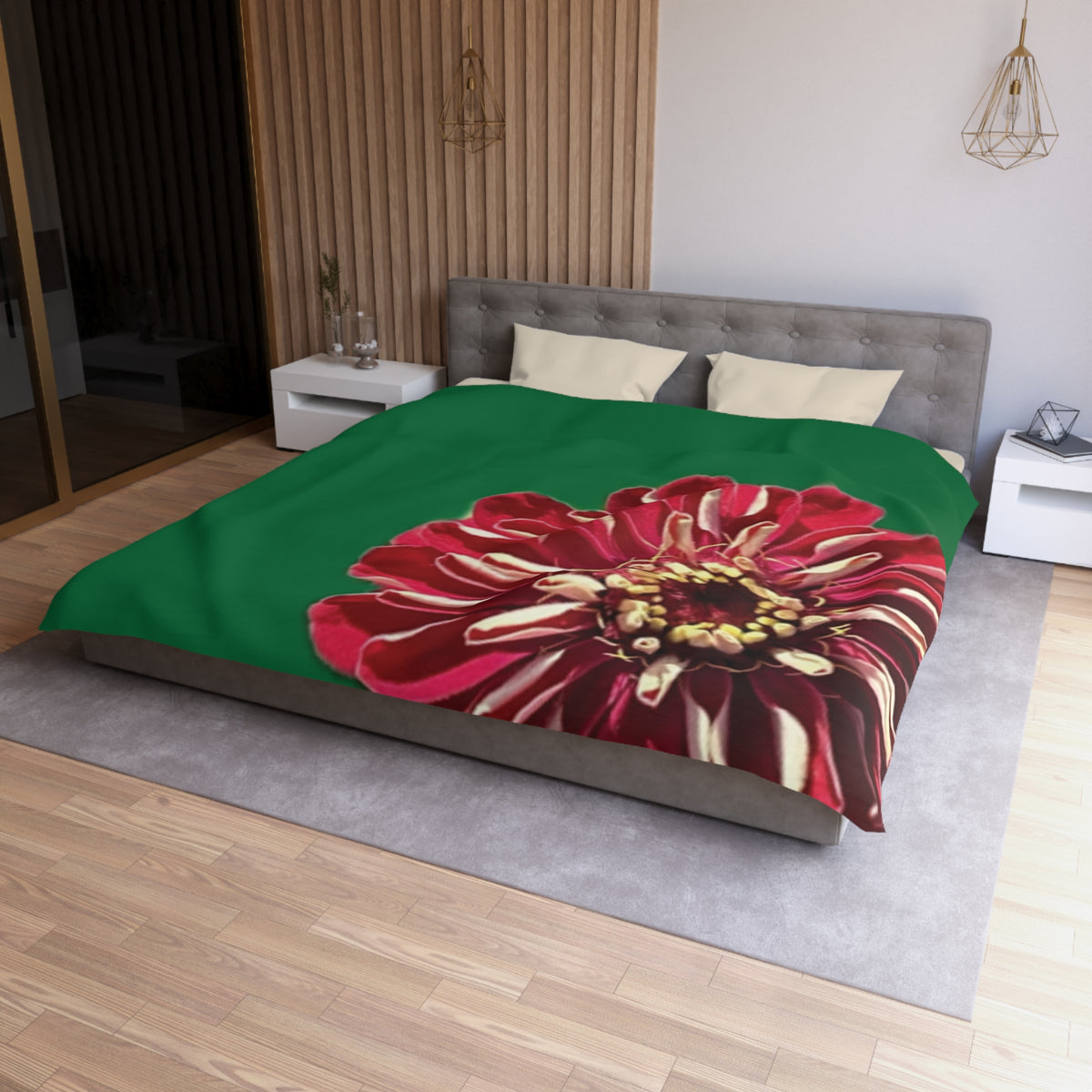 Festive Elegance Duvet Cover - Microfiber