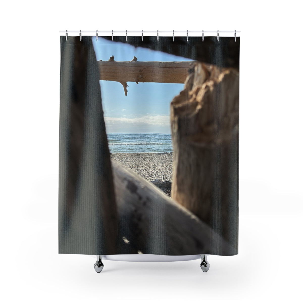 Window To The Pacific Shower Curtain