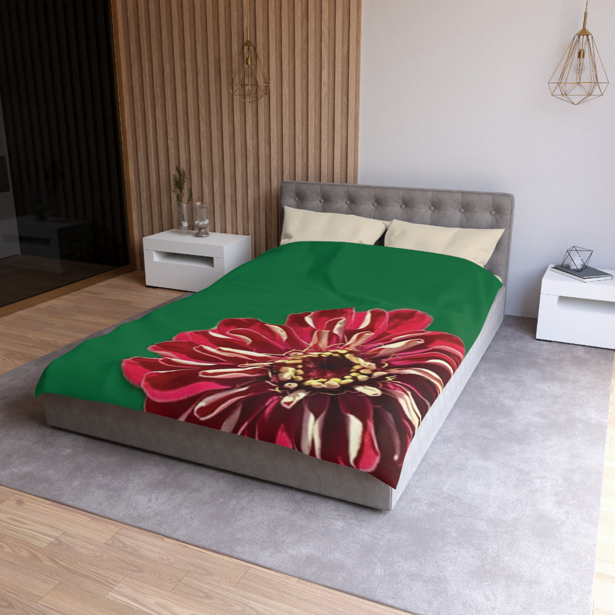Festive Elegance Duvet Cover - Microfiber