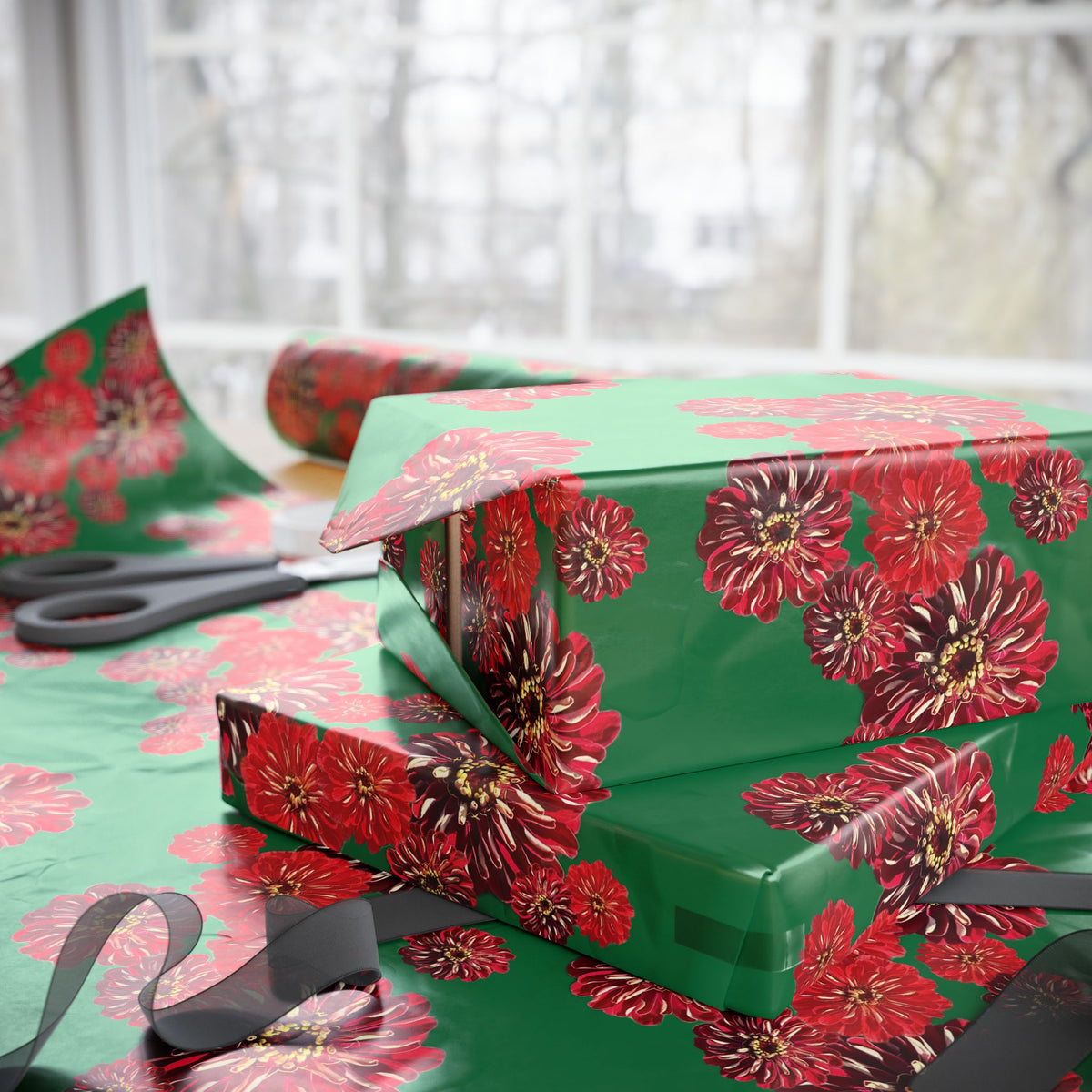 Festive Elegance Wrapping Paper