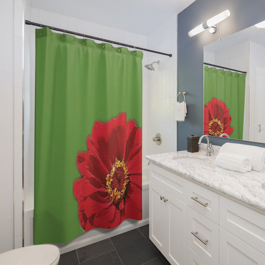 Holiday Joy Shower Curtain - Bright Green