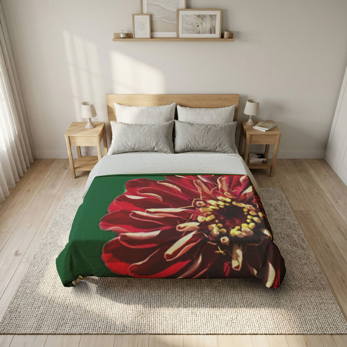 Festive Elegance Duvet Cover - Cotton