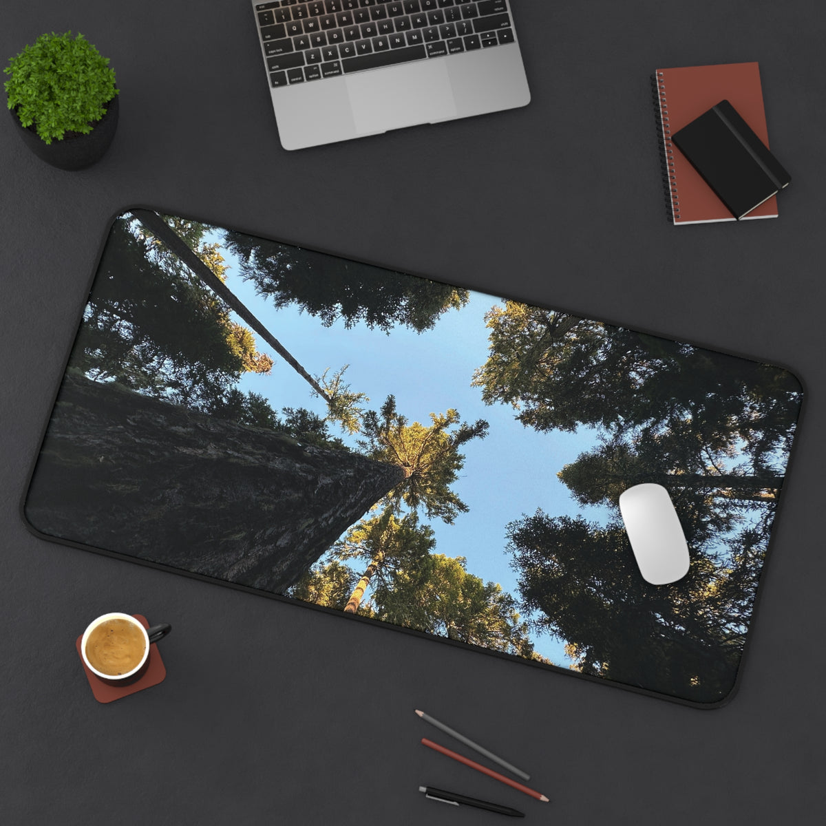 Pacific Northwest Forest Canopy Desk Mat