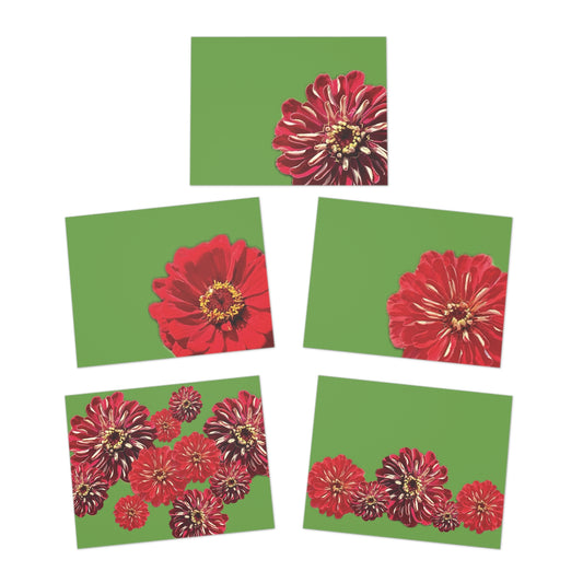 Festive Elegance Greeting Cards - 5-Pack