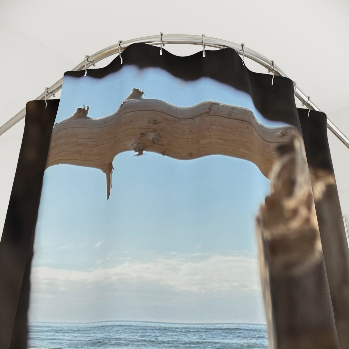 Window To The Pacific Shower Curtain