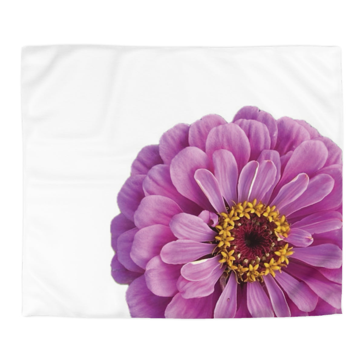 Happy Little Zinnia Duvet Cover - Microfiber