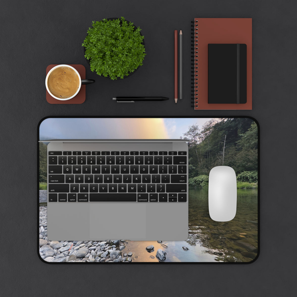 Oregon Twilight Sunset Desk Mat