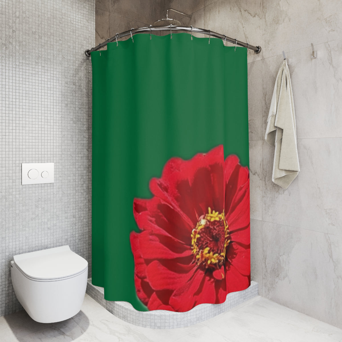 Holiday Joy Shower Curtain - Kelly Green
