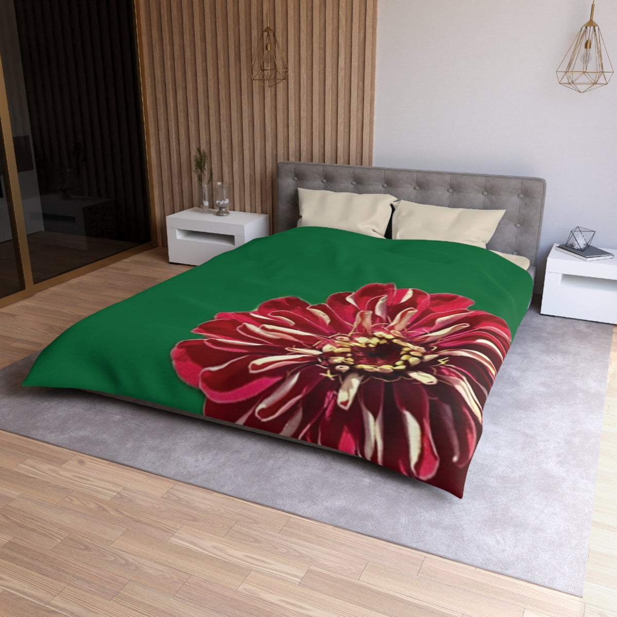 Festive Elegance Duvet Cover - Microfiber