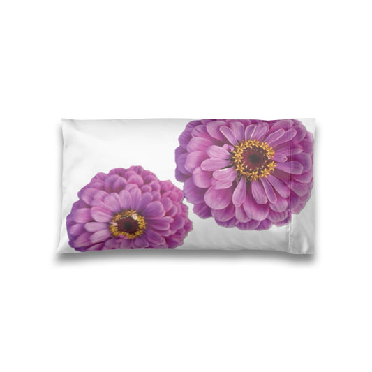 Happy Little Zinnia Satin Pillowcase - Right