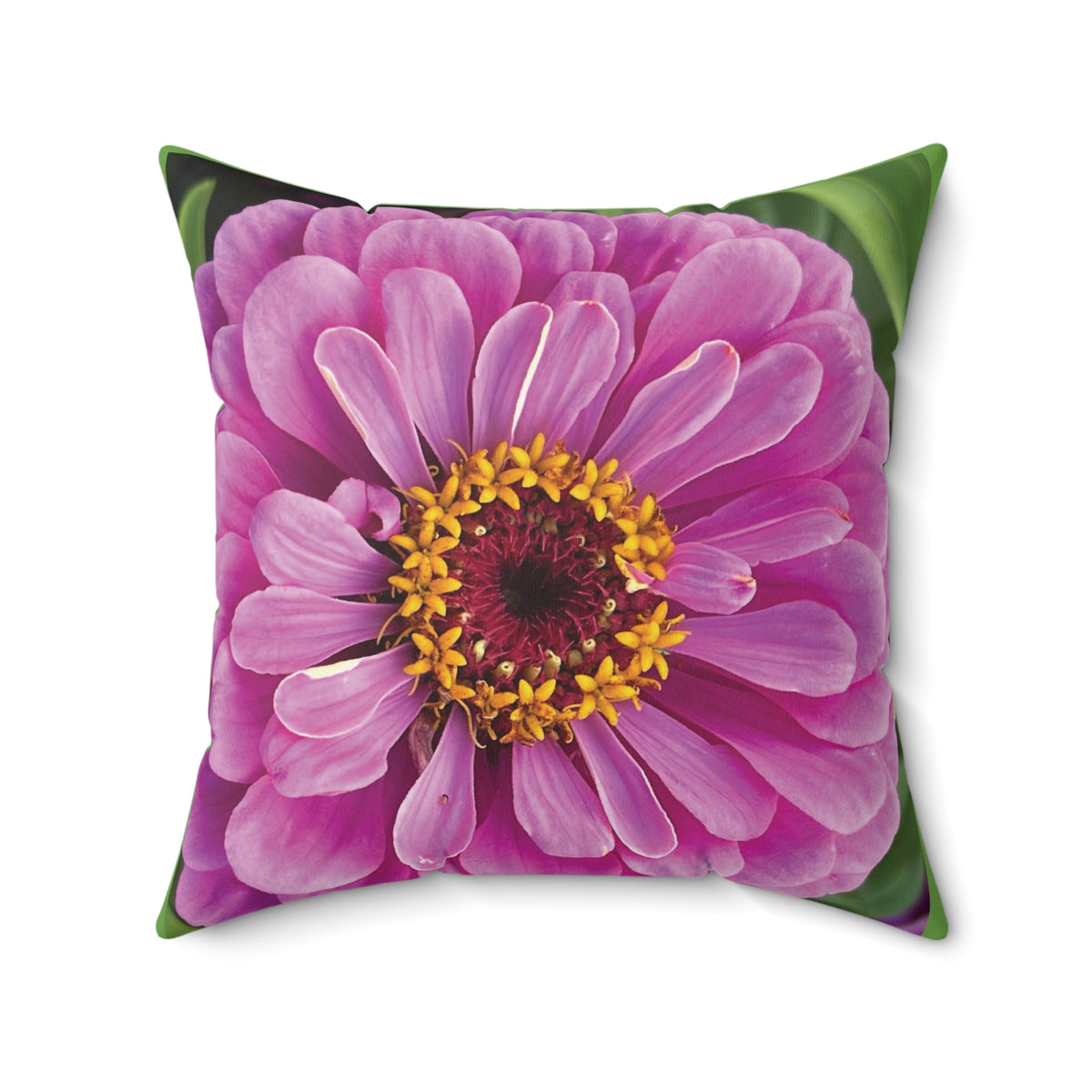 Pretty In Pink Polyester Pillow - Square