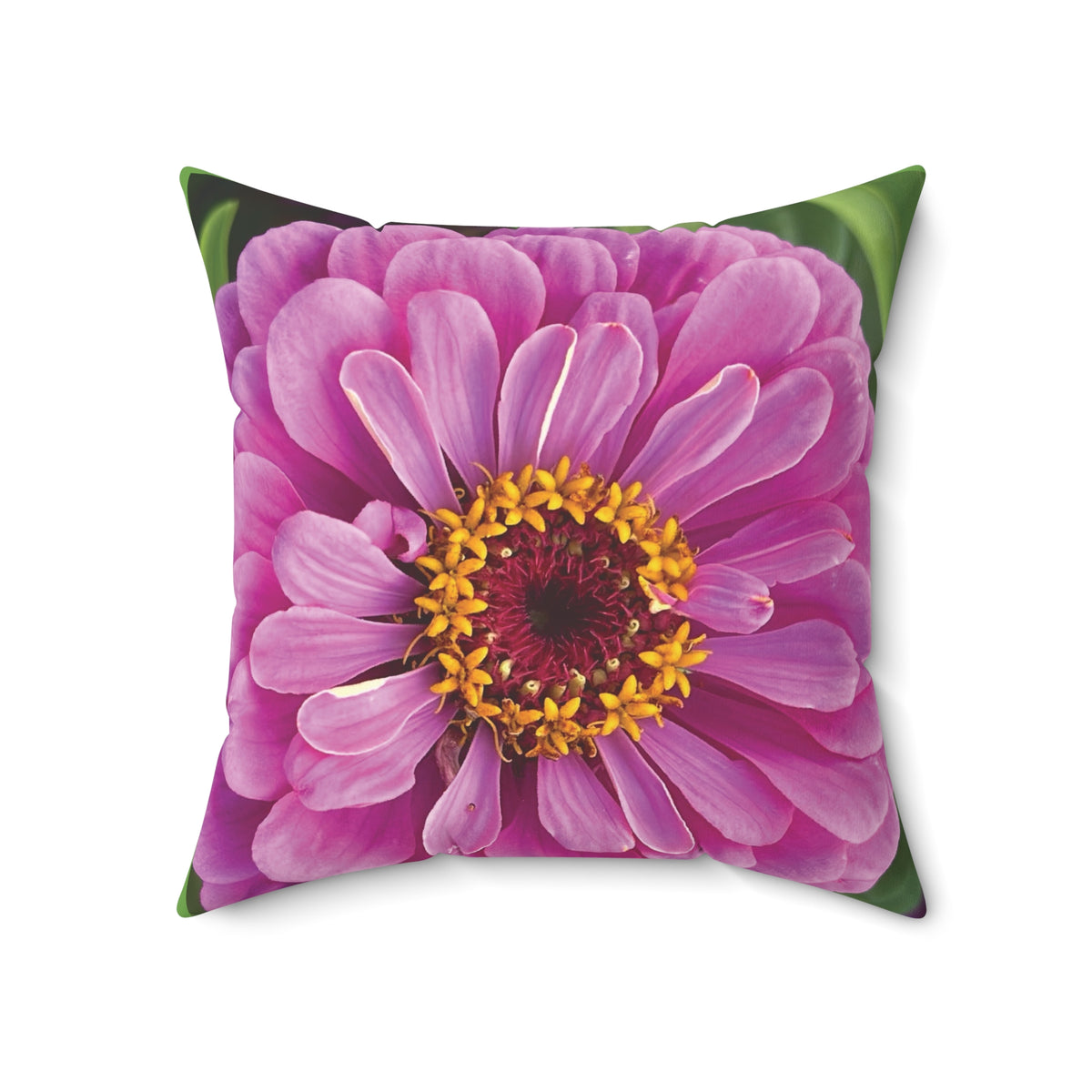 Pretty In Pink Polyester Pillow - Square
