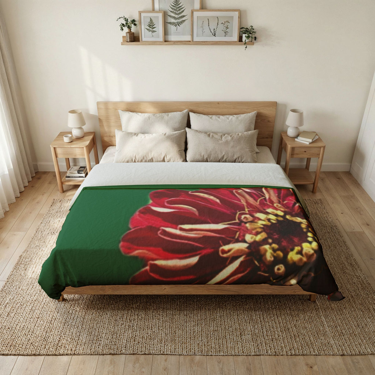 Festive Elegance Duvet Cover - Cotton