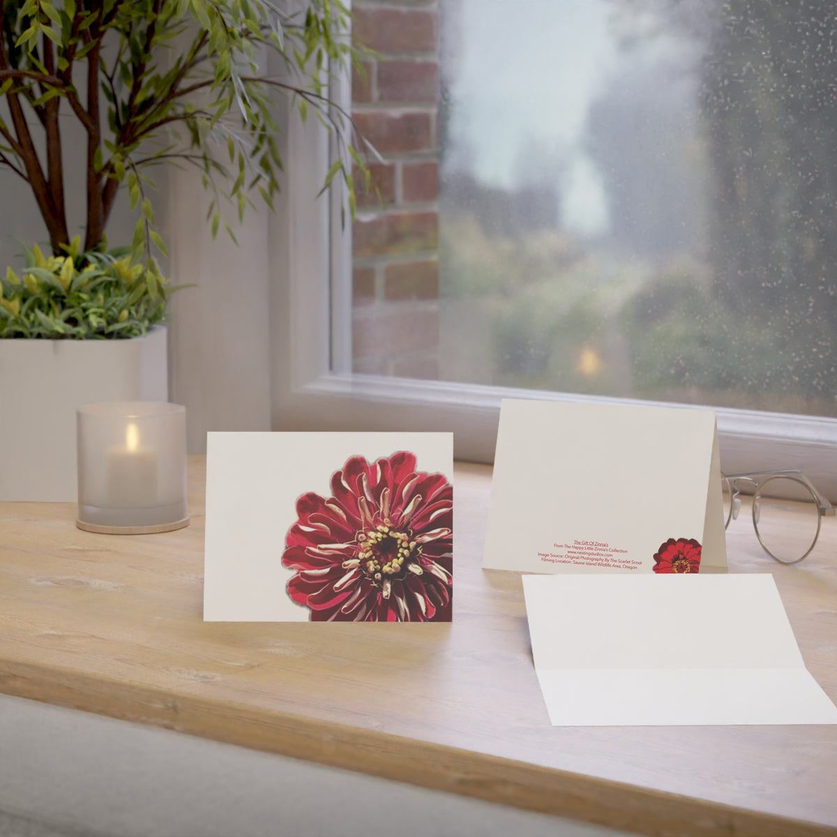 Festive Elegance Greeting Cards (1, 10, 30, and 50pcs)