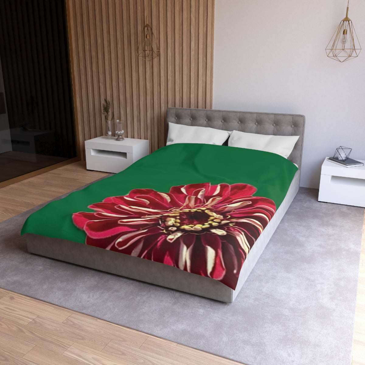 Festive Elegance Duvet Cover - Microfiber