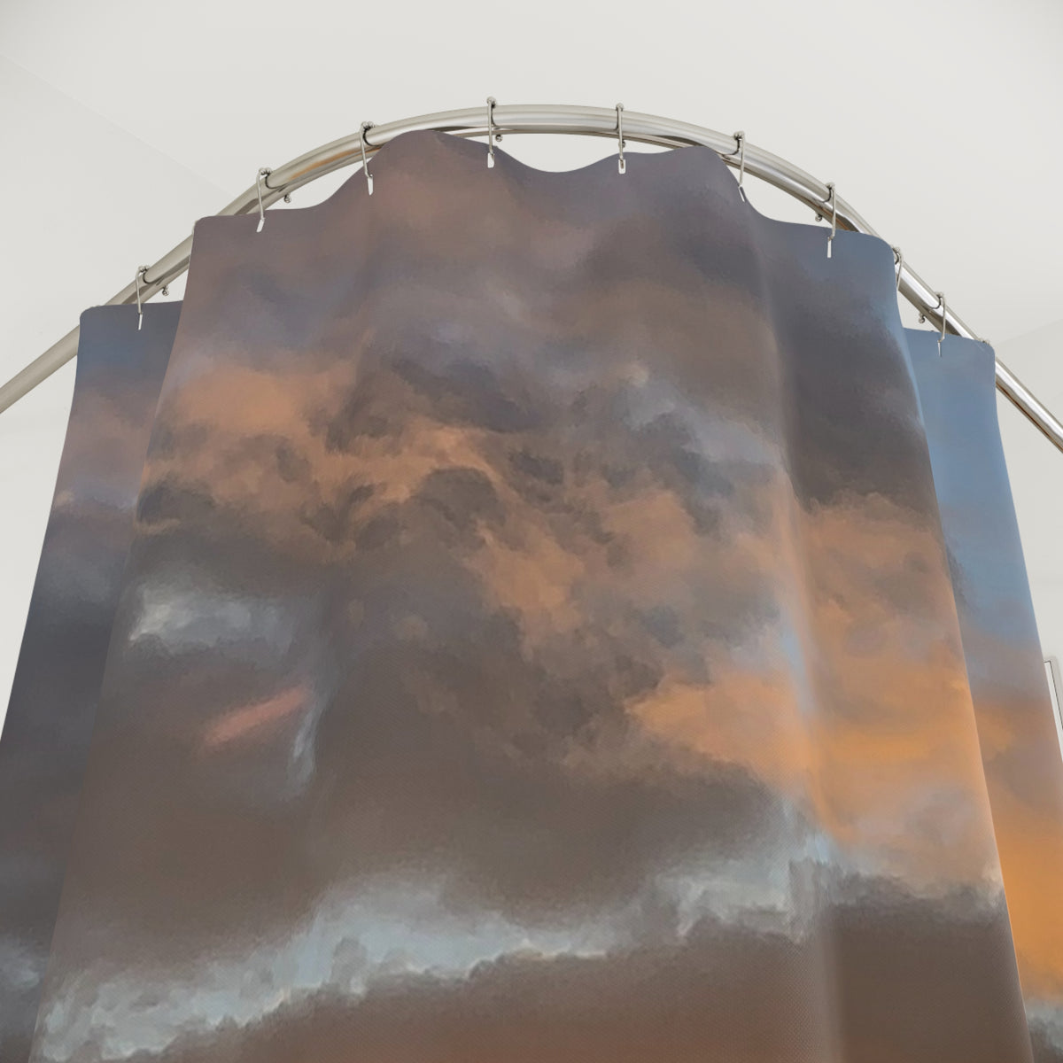 Oregon Coast Golden Hour Shower Curtains