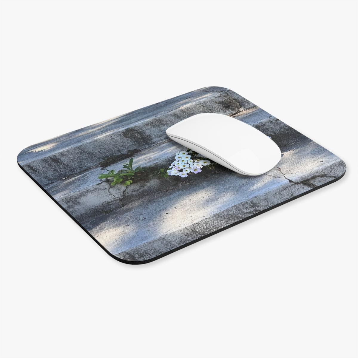 Determined Petunias Mouse Pad
