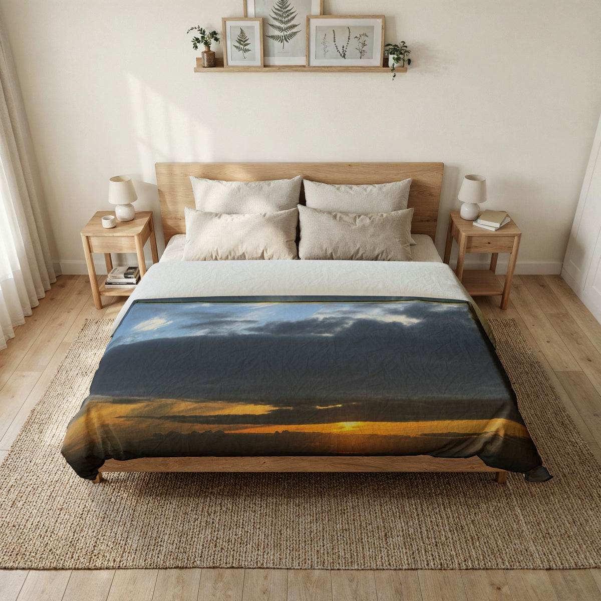 Spirit Of The Sunset Duvet Cover - Cotton