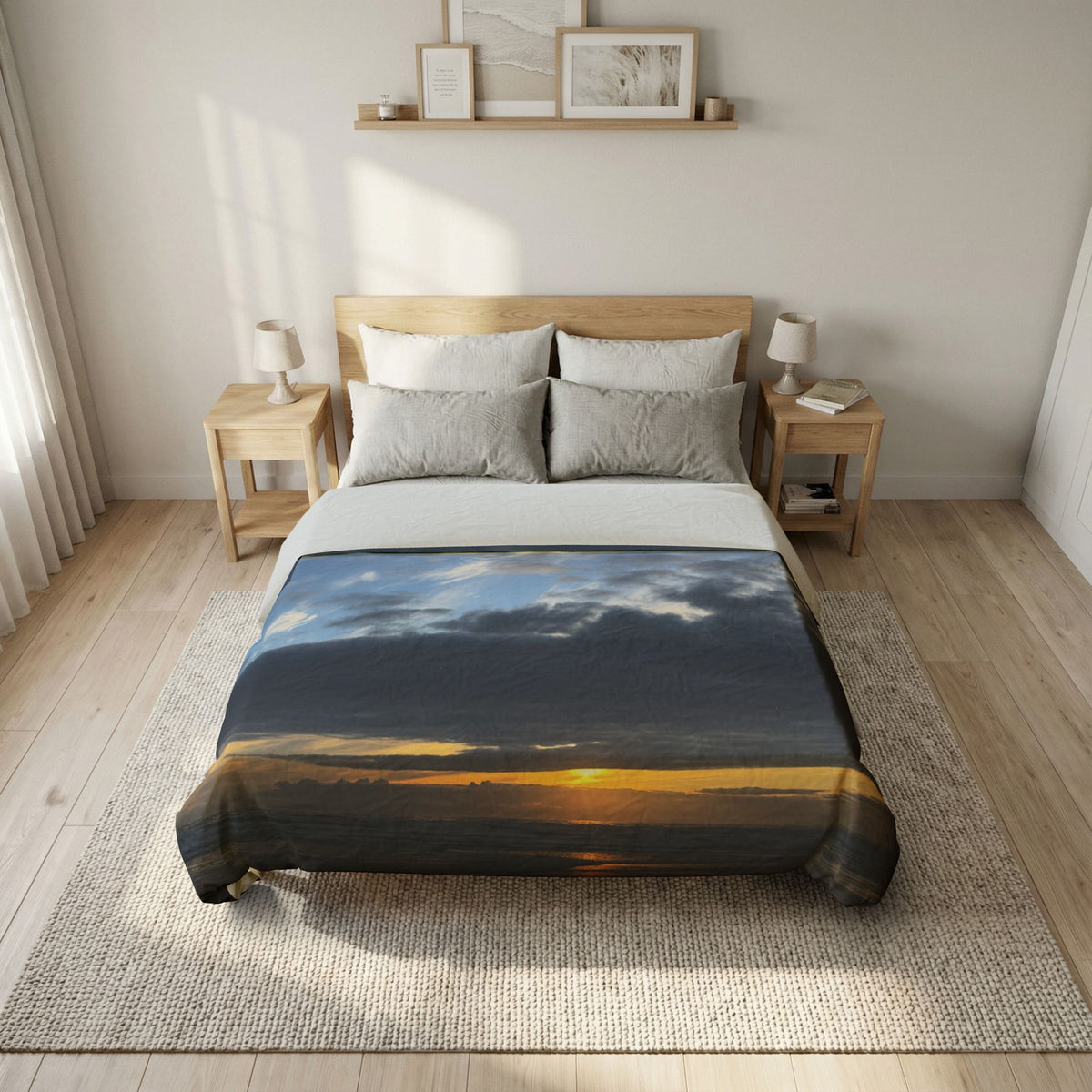 Spirit Of The Sunset Duvet Cover - Cotton