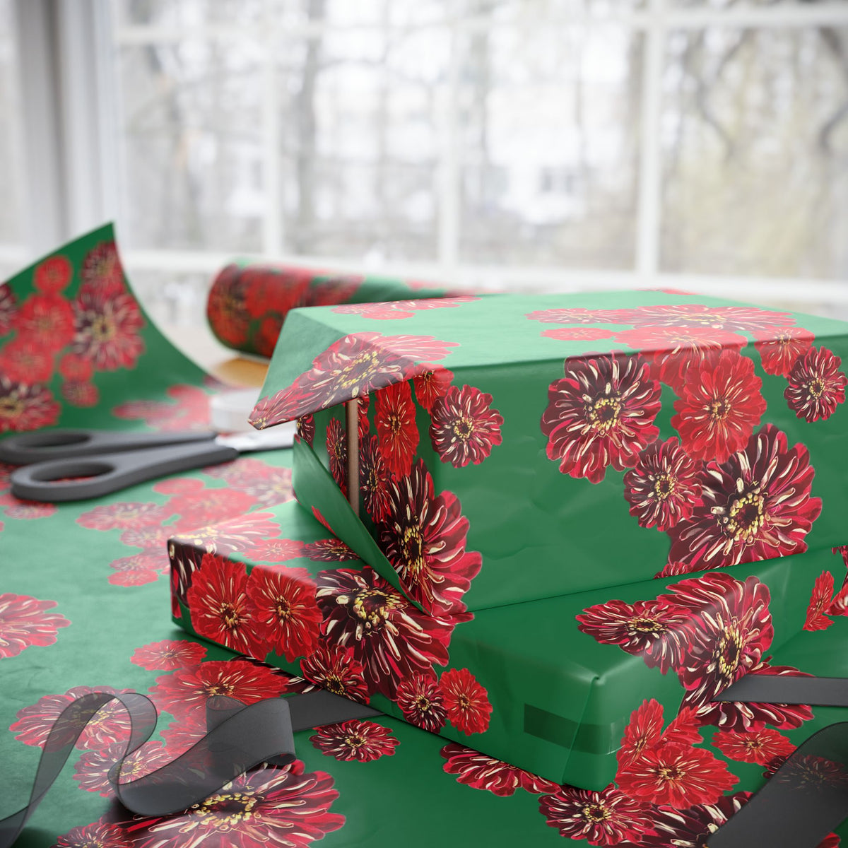 Festive Elegance Wrapping Paper