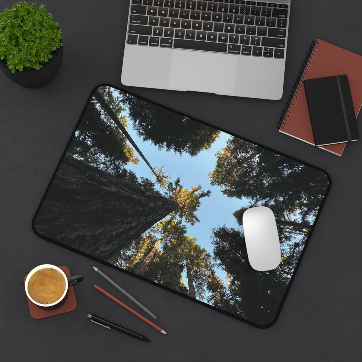Pacific Northwest Forest Canopy Desk Mat
