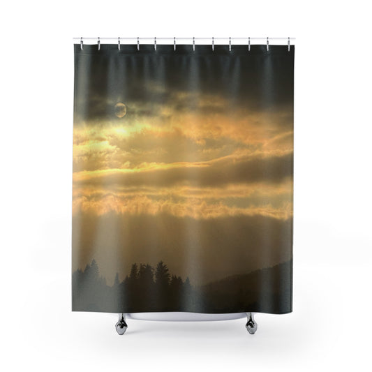 Sunray's Shining Bright Shower Curtains