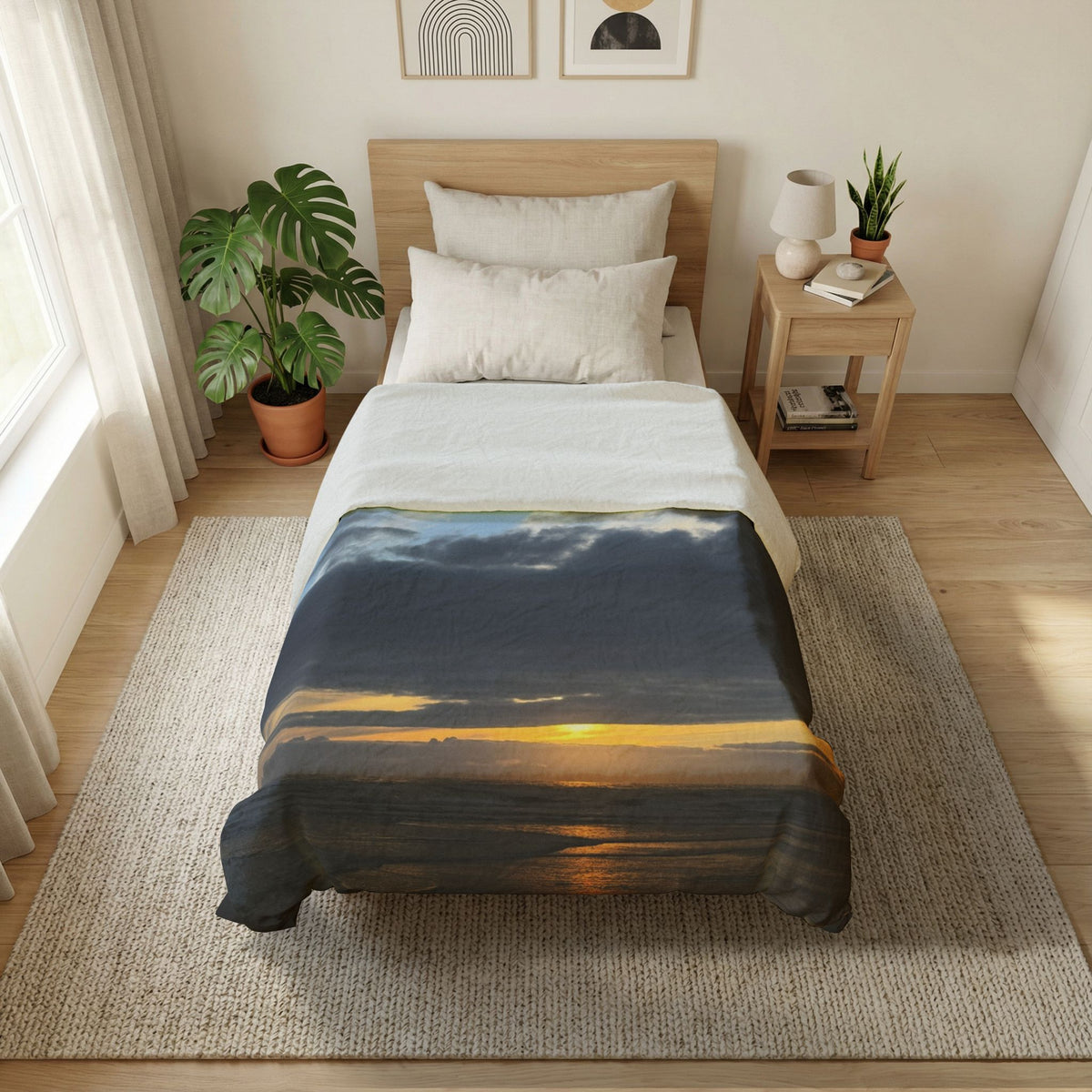 Spirit Of The Sunset Duvet Cover - Cotton