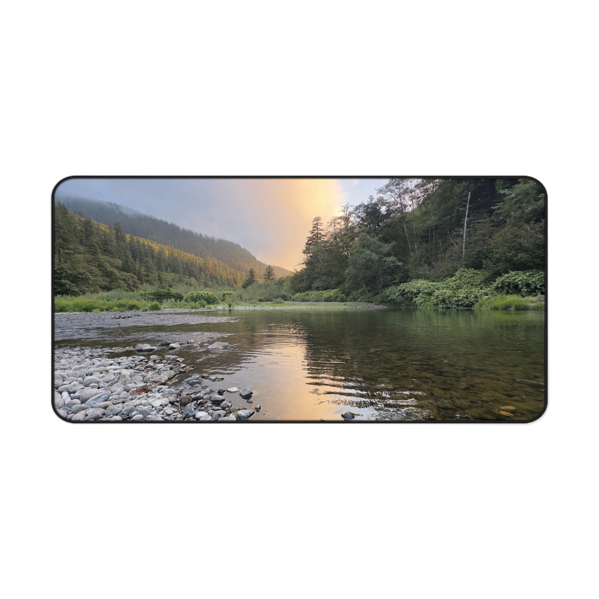 Oregon Twilight Sunset Desk Mat