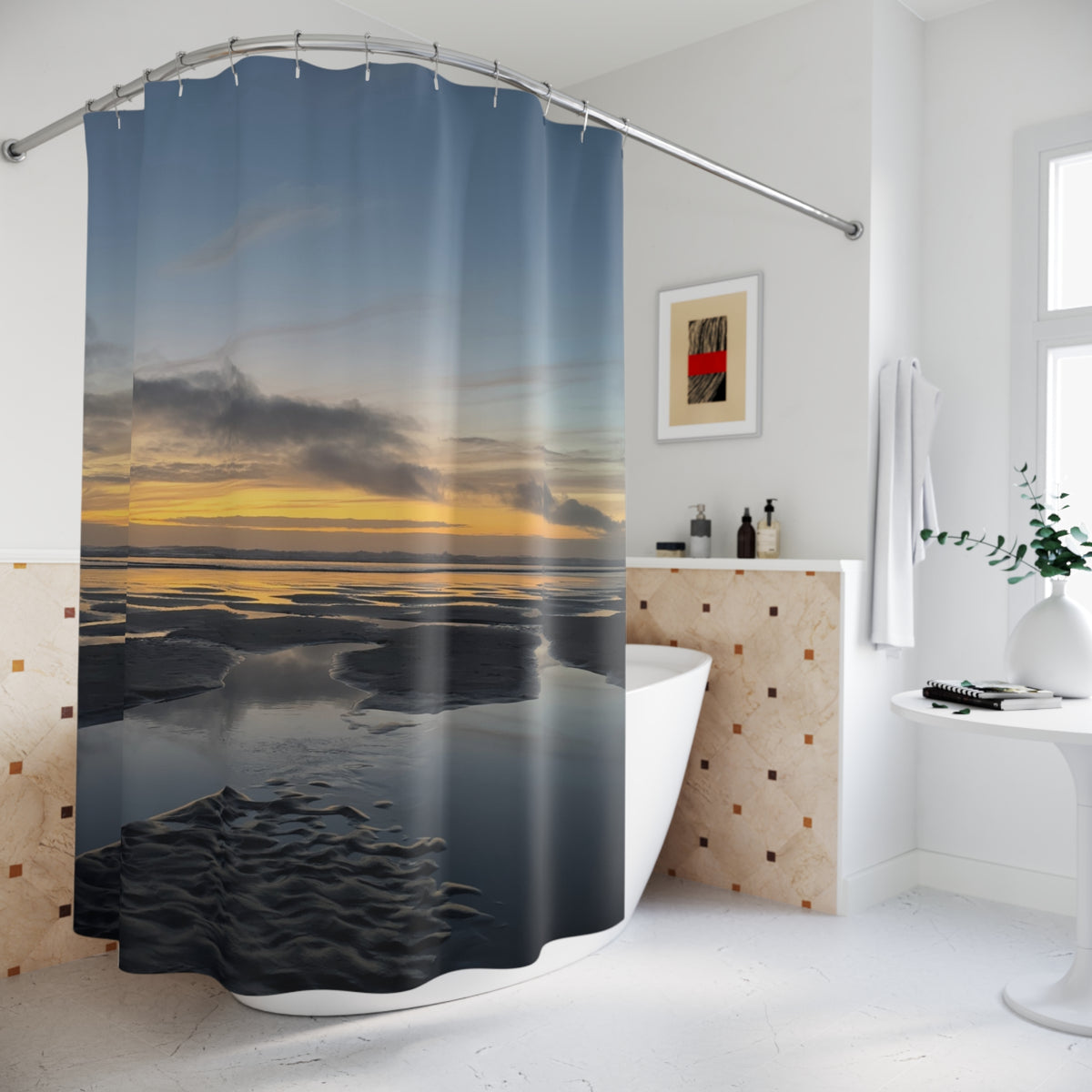 Tides A' Shifting Shower Curtain