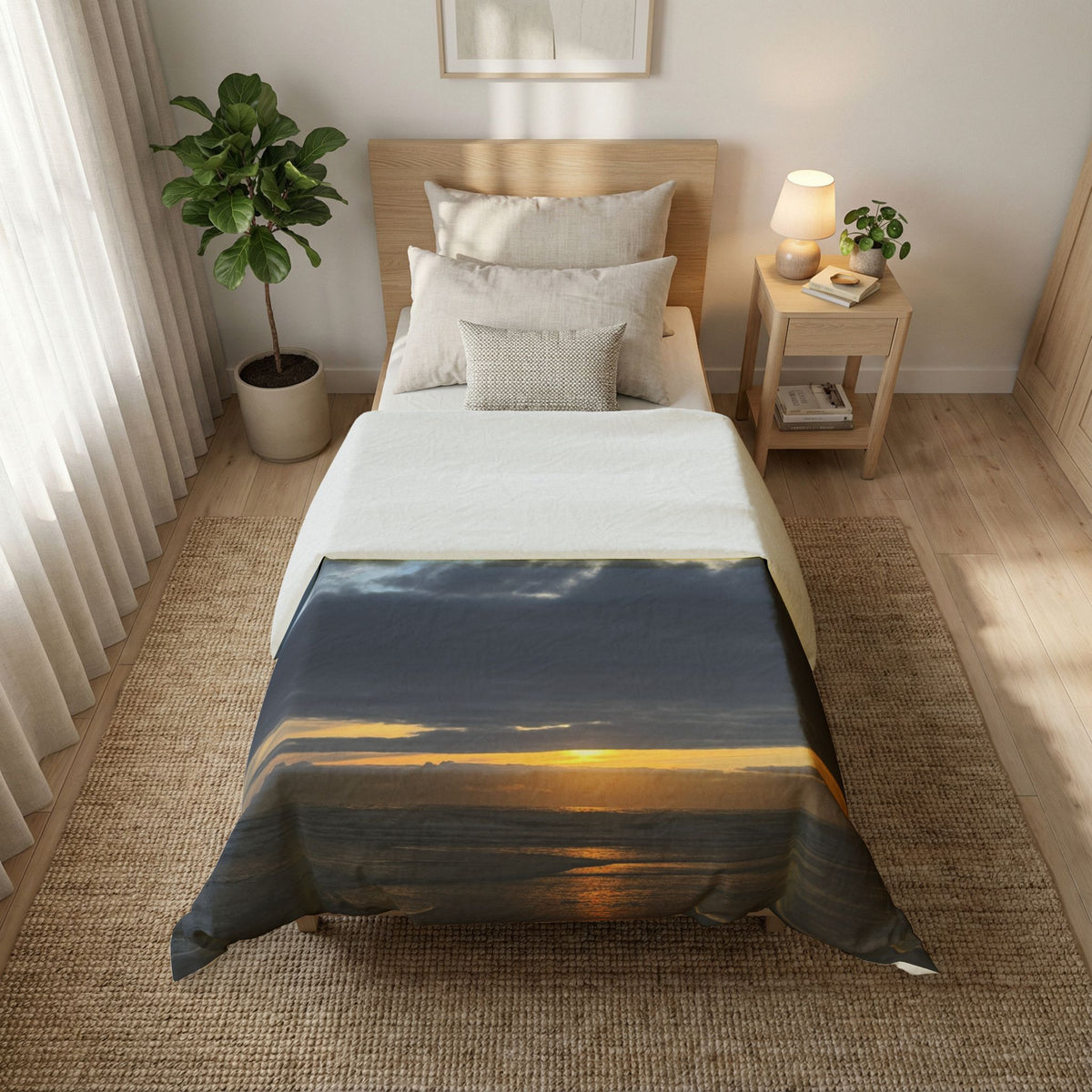Spirit Of The Sunset Duvet Cover - Cotton